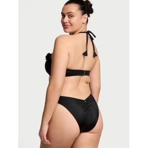 Купальник бандо Push-up Bandeu Set Black Rosette