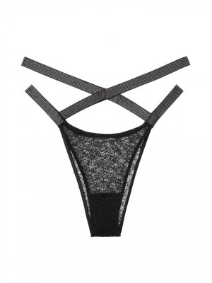 Трусики бразилианы Victoria's Secret Very Sexy Strappy Lace Brazilian panty