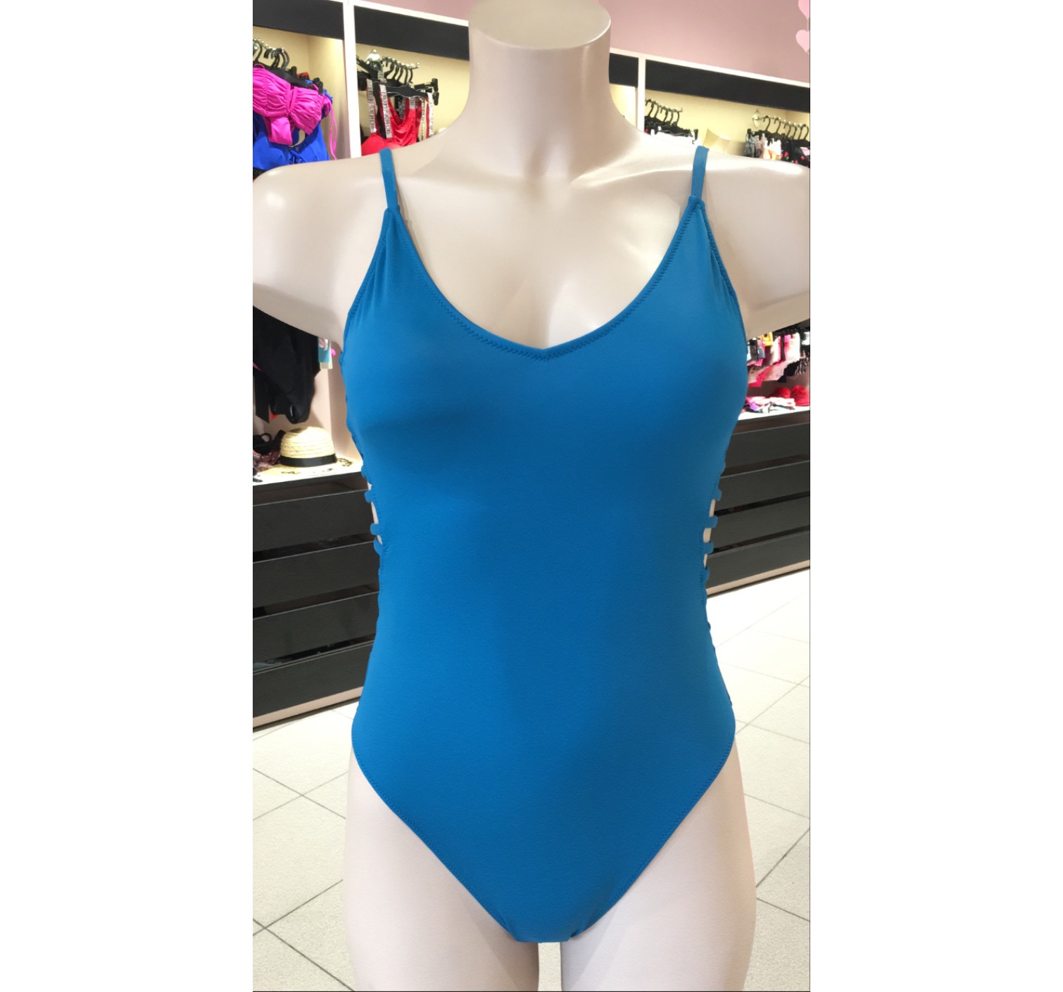 Купальник монокини Victoria’s Secret PINK - Strappy Front High Leg One-Piece