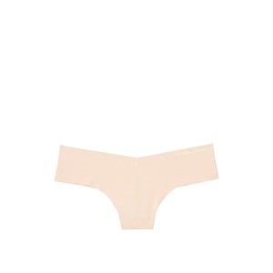 Трусики стринги бесшовные Victoria's Secret No Show Thong panty logo VS