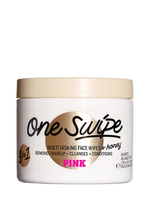 Универсальные салфетки для лица Victoria’s Secret One Swipe Multi-tasking Face Wipes Honey