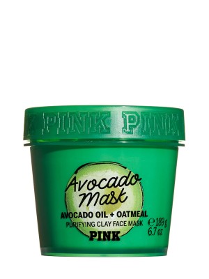 PINK Avocado Mask Purifying Clay Face Mask with Oatmeal - маска для обличчя Вікторія