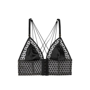 Комплект білизни Victoria's Secret Very Sexy Starburst Bra set Black Embroidered