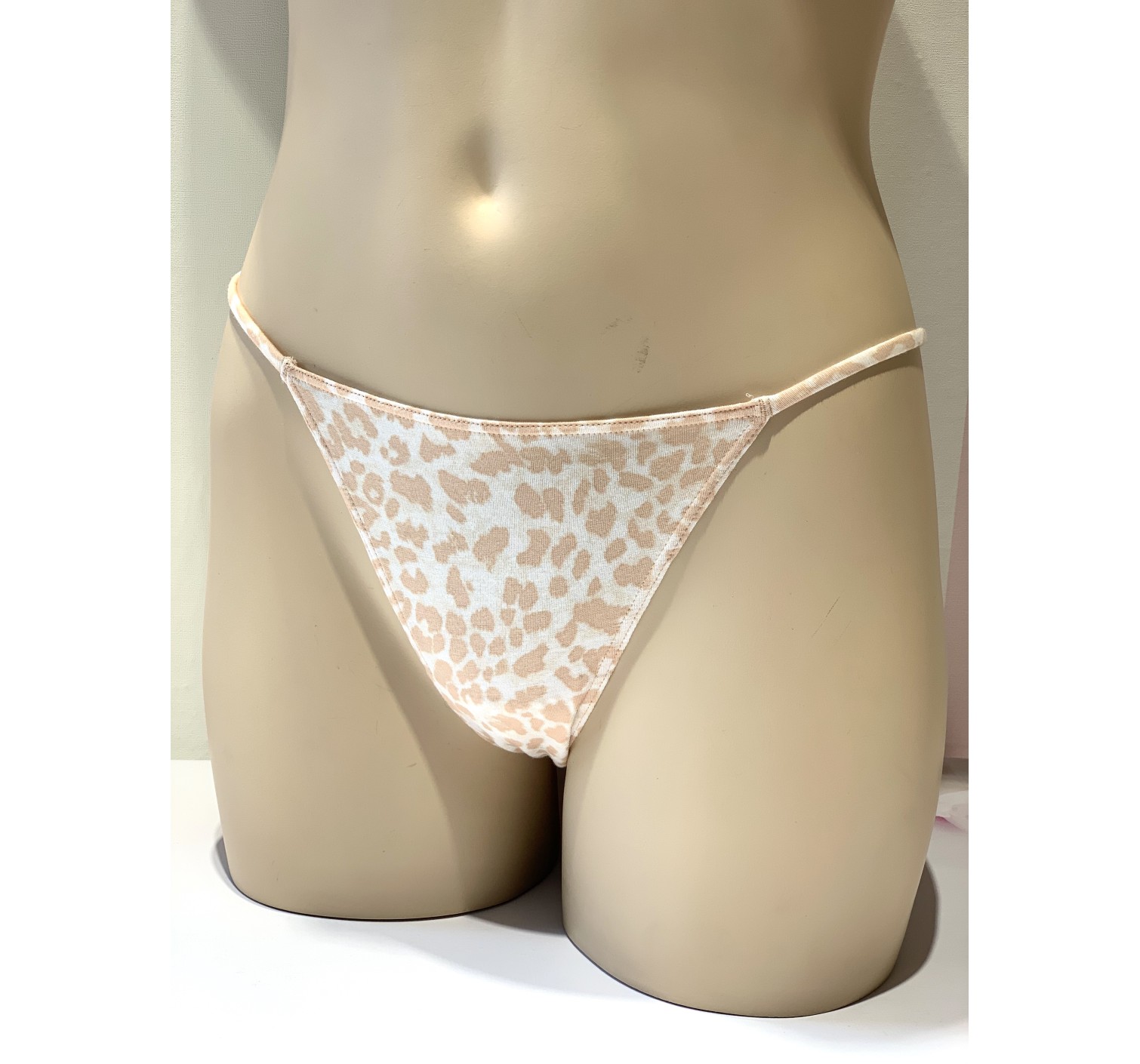 Трусики Victoria’s Secret Cotton itsy panty white leopard