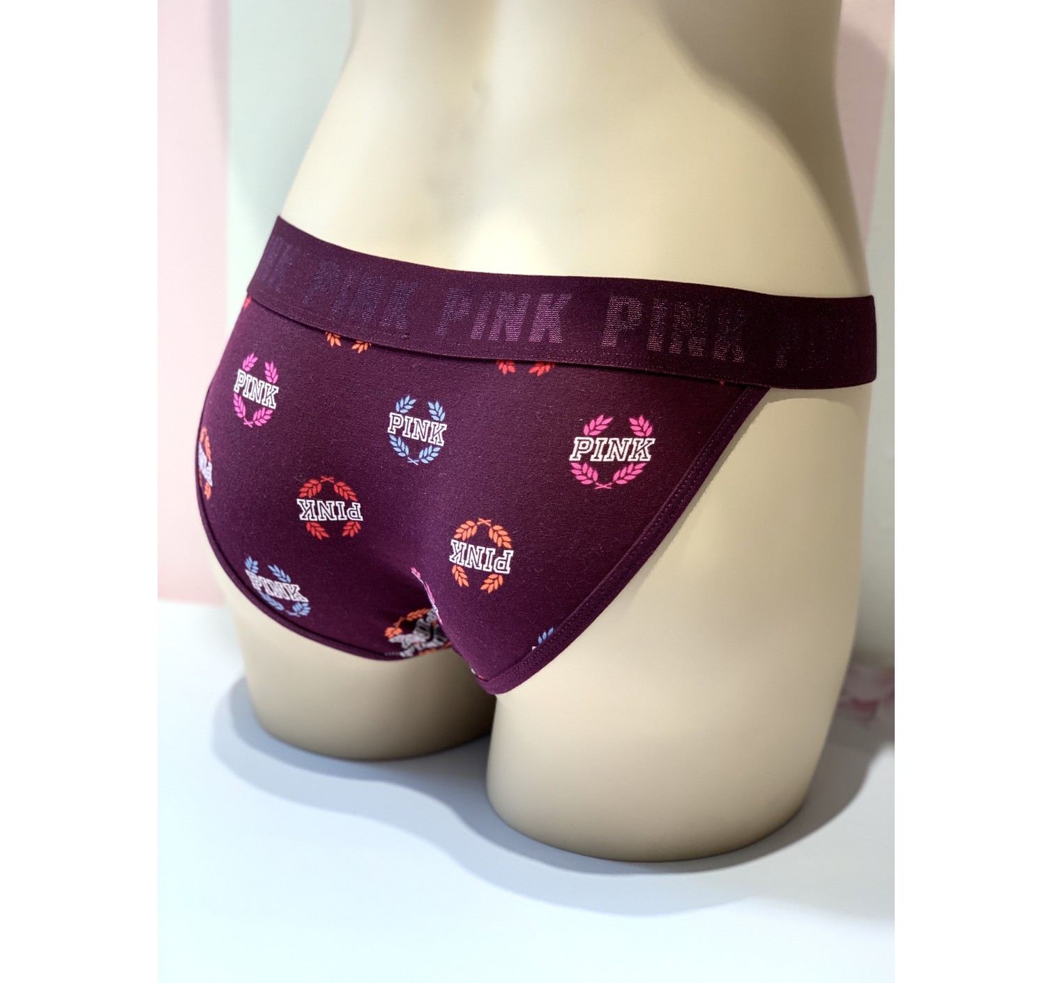 Трусики Victoria's Secret PINK logo Bikini panty