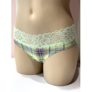 Трусики хипхаггеры Victoria’s Secret Pistachio Lace Hiphugger panty