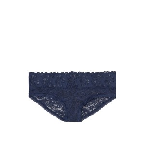 Трусики Victoria’s Secret Night blue Lace Bikini panty