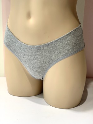 Трусики хіпхагери Victoria's Secret Cotton Grey Hiphugger panty
