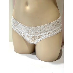 Трусики хипхаггеры Victoria’s Secret White Lace Hiphugger panty