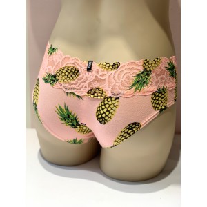 Трусики хипcтеры Victoria’s Secret Lace Hipster panty pineapple print