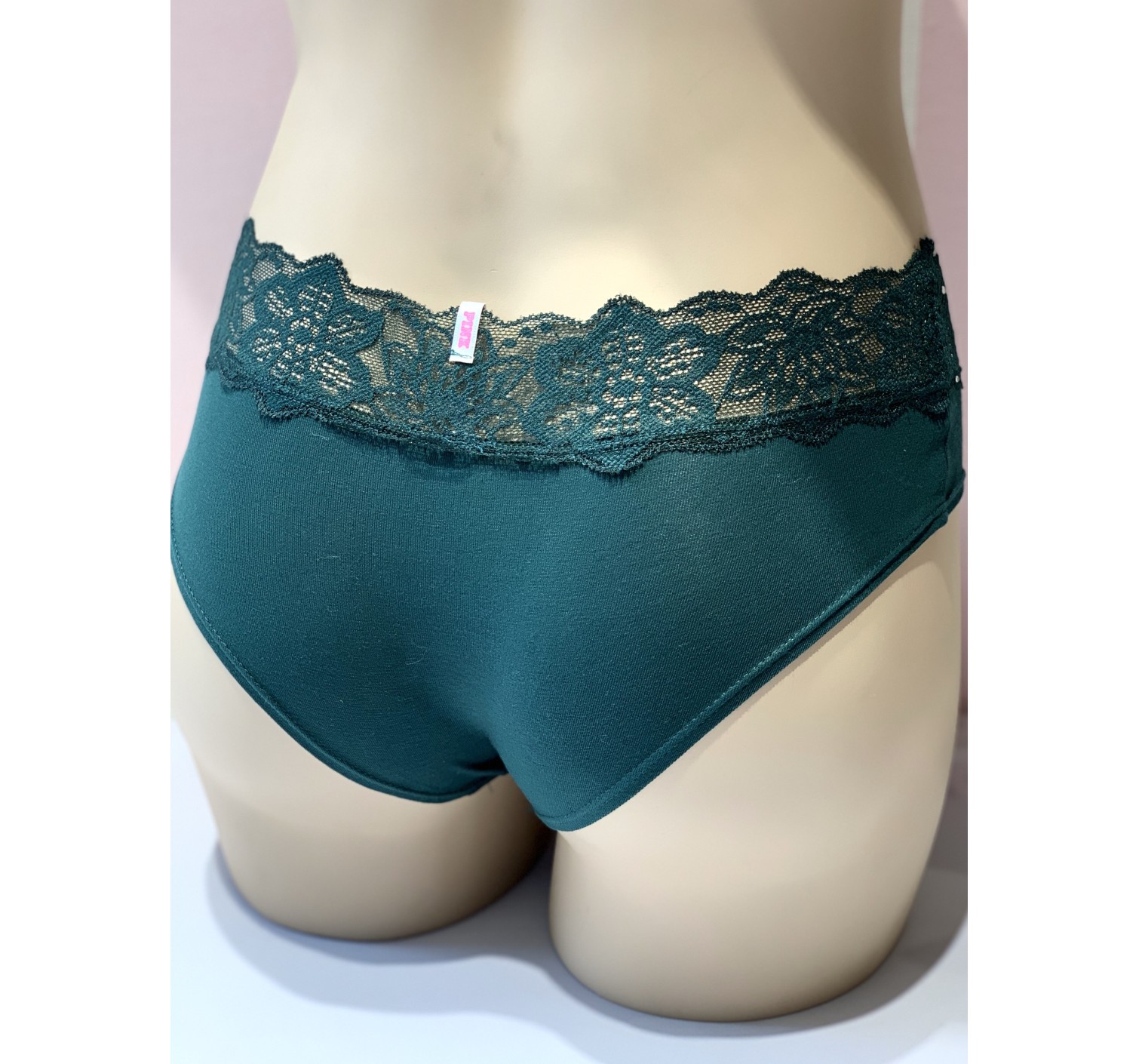 Трусики хипcтеры Victoria’s Secret Night Green Lace Hipster panty