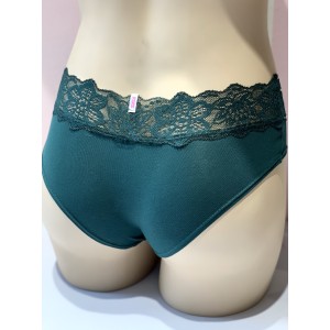 Трусики хипcтеры Victoria’s Secret Night Green Lace Hipster panty