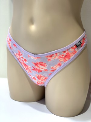 Трусики стринги  Victoria’s Secret PINK Flower print Thong panty