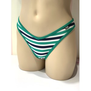Трусики полосатые стринги Victoria’s Secret PINK Thong panty