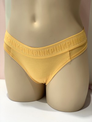 Трусики стринги Victoria’s Secret Thong panty PINK logo 