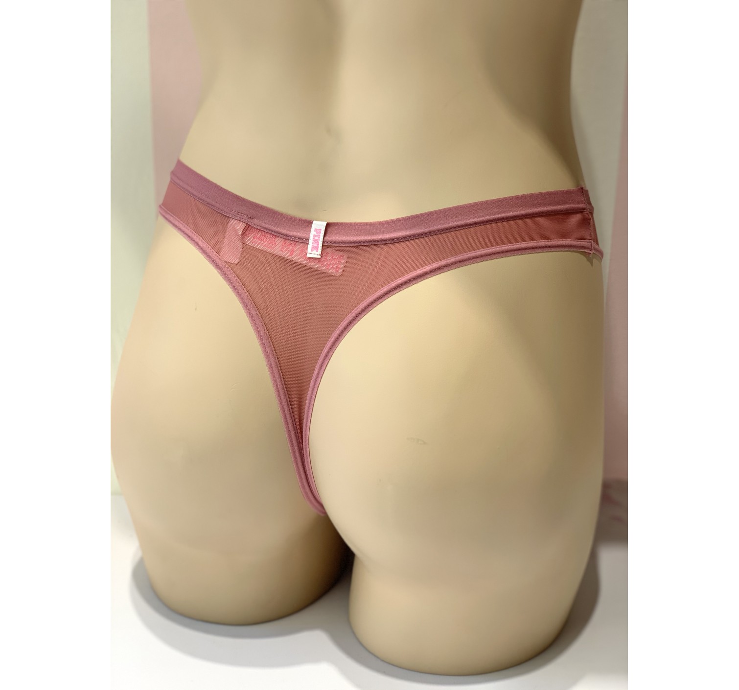 Трусики стринги Victoria’s Secret PINK Animal print Thong panty
