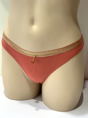 Трусики стрінги Victoria's Secret Thong panty оранжевого кольору