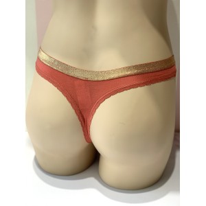Трусики стринги Victoria’s Secret Thong panty оранжевого цвета