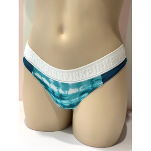 Трусики стринги Victoria’s Secret PINK Logo Water print Thong panty