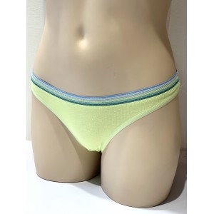 Трусики стрінги Victoria's Secret Green Thong panty з люрексом
