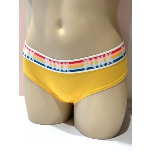 Трусики желтые Victoria’s Secret PINK Cheekster panty