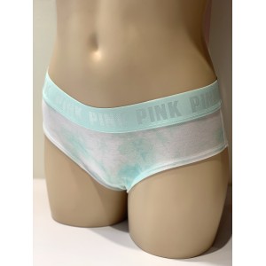 Трусики хипстер Victoria’s Secret PINK Hipster panty sky mint print