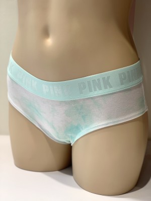 Трусики хипстер Victoria’s Secret PINK Hipster panty sky mint print