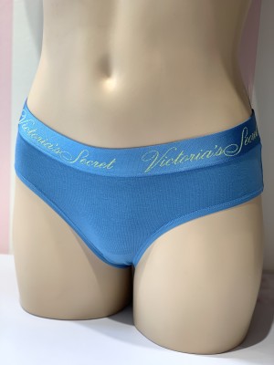 Трусики хипхаггеры Victoria’s Secret Blue logo Hiphugger panty
