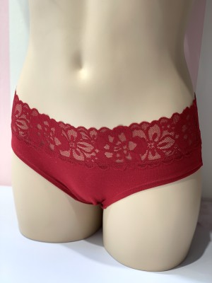 Трусики хипхаггеры Victoria’s Secret Red Lace Hiphugger panty