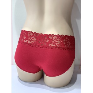 Трусики хипхаггеры Victoria’s Secret Red Lace Hiphugger panty