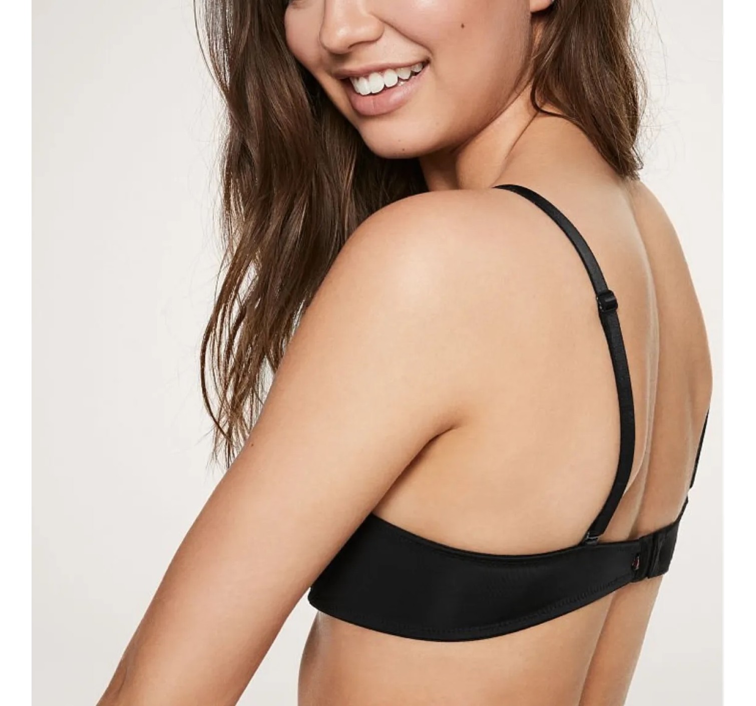 Комплект Белья PINK super push up black bra Set