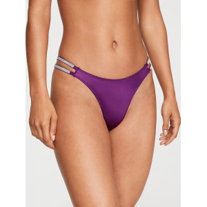 Трусики Shine Strap Thong Panty Grape Soda