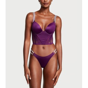 Трусики Shine Strap Thong Panty Grape Soda
