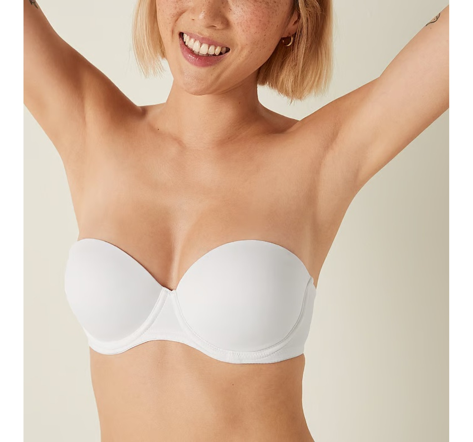 Комплект белья Victoria’s Secret PINK PUSH-UP Bra White Set