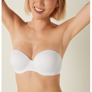 Комплект белья Victoria’s Secret PINK PUSH-UP Bra White Set