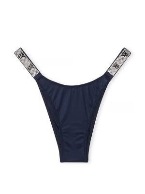 Трусики Shine Strap Brazilian Panty Noir Navy