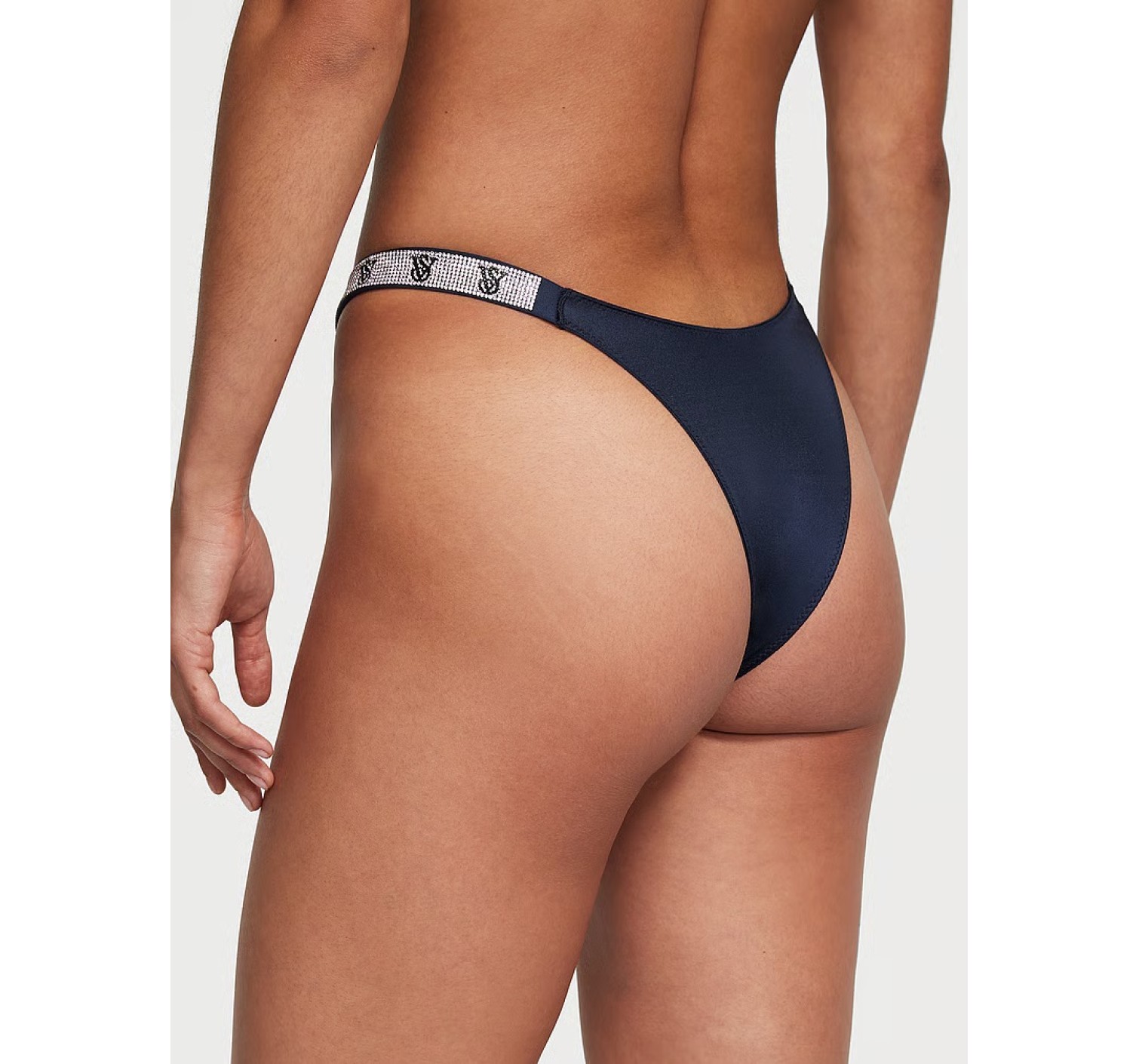 Трусики Shine Strap Brazilian Panty Noir Navy