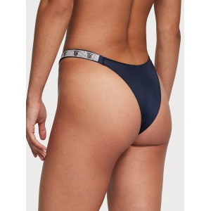 Трусики Shine Strap Brazilian Panty Noir Navy