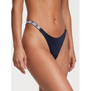 Трусики Shine Strap Brazilian Panty Noir Navy