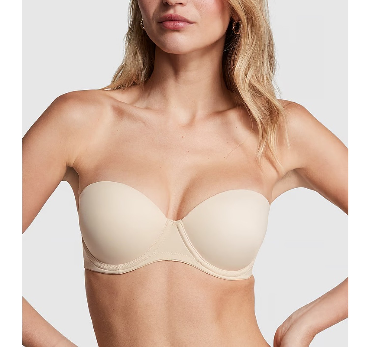 Бюст  Wear Everywhere Strapless PINK PUSH-UP Bra Marzipan Nude 