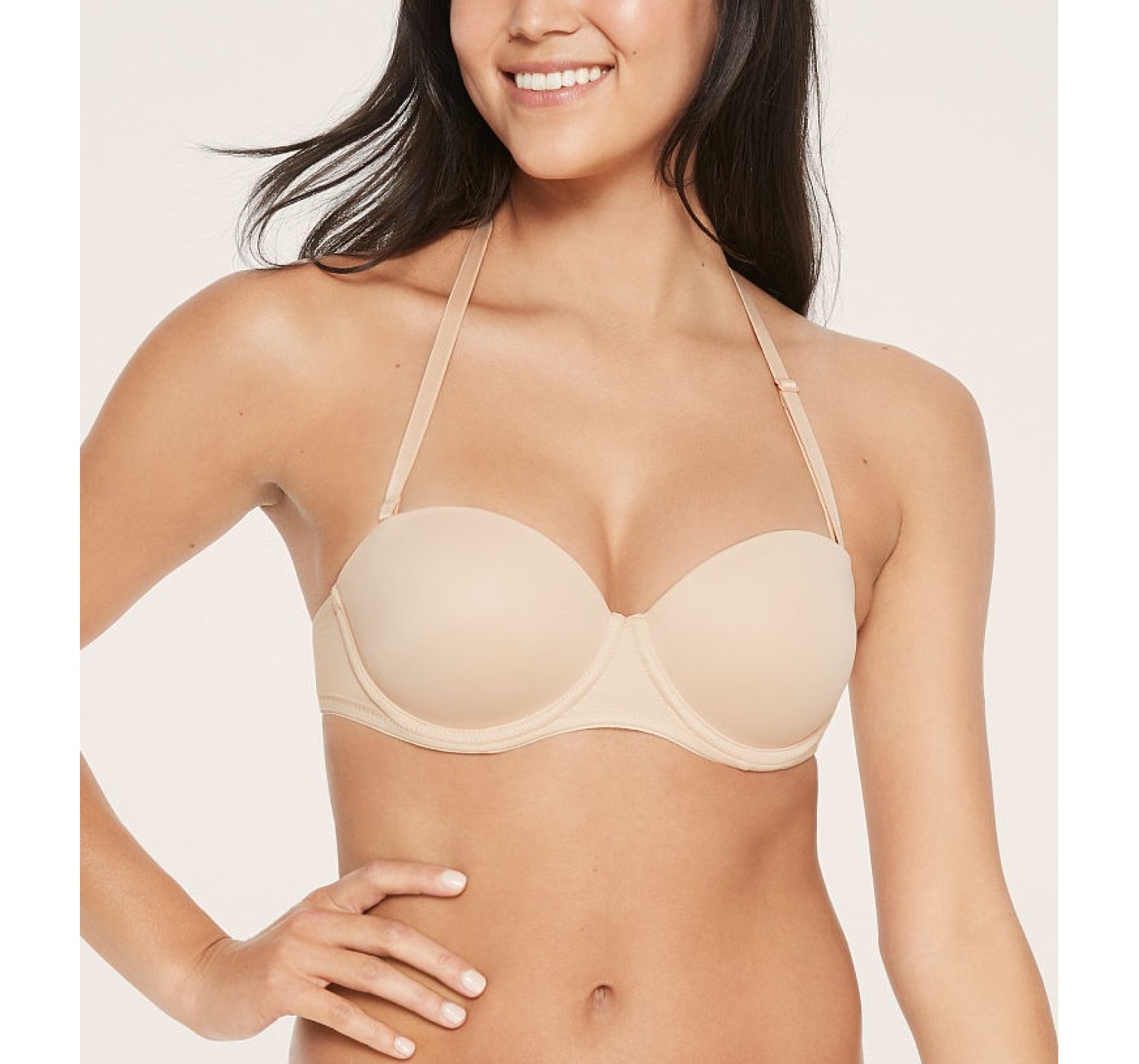 Бюст  Wear Everywhere Strapless PINK PUSH-UP Bra Marzipan Nude 