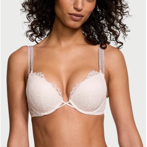 Комплект білизни Bombshell Add-2-Cups Double Shine Strap Lace Bra Coconut White set