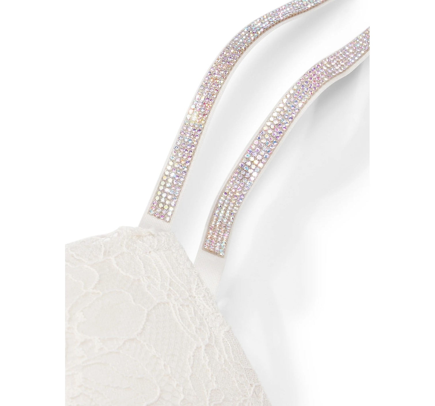 Комплект білизни Bombshell Add-2-Cups Double Shine Strap Lace Bra Coconut White set