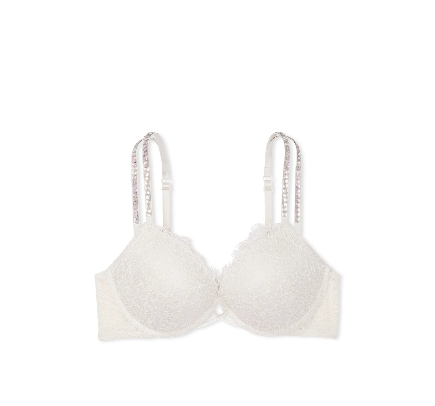 Комплект білизни Bombshell Add-2-Cups Double Shine Strap Lace Bra Coconut White set