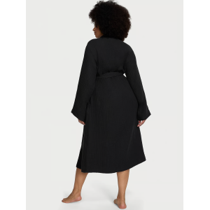 Халат Cotton Gauze Spa Robe Black