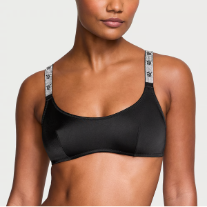 Бюстгальтер Shine Strap Scoop Bralette Black