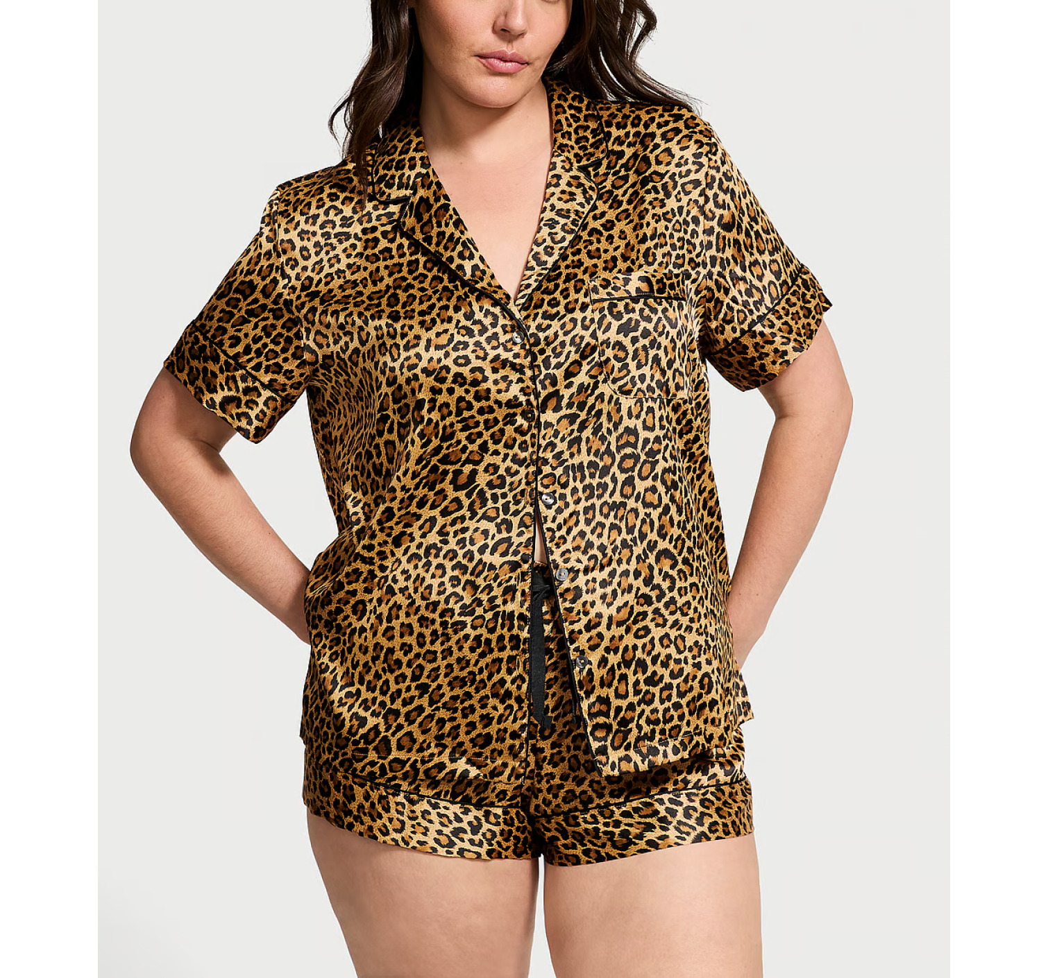 Піжама Satin Short Pajama Set New Glam Leo