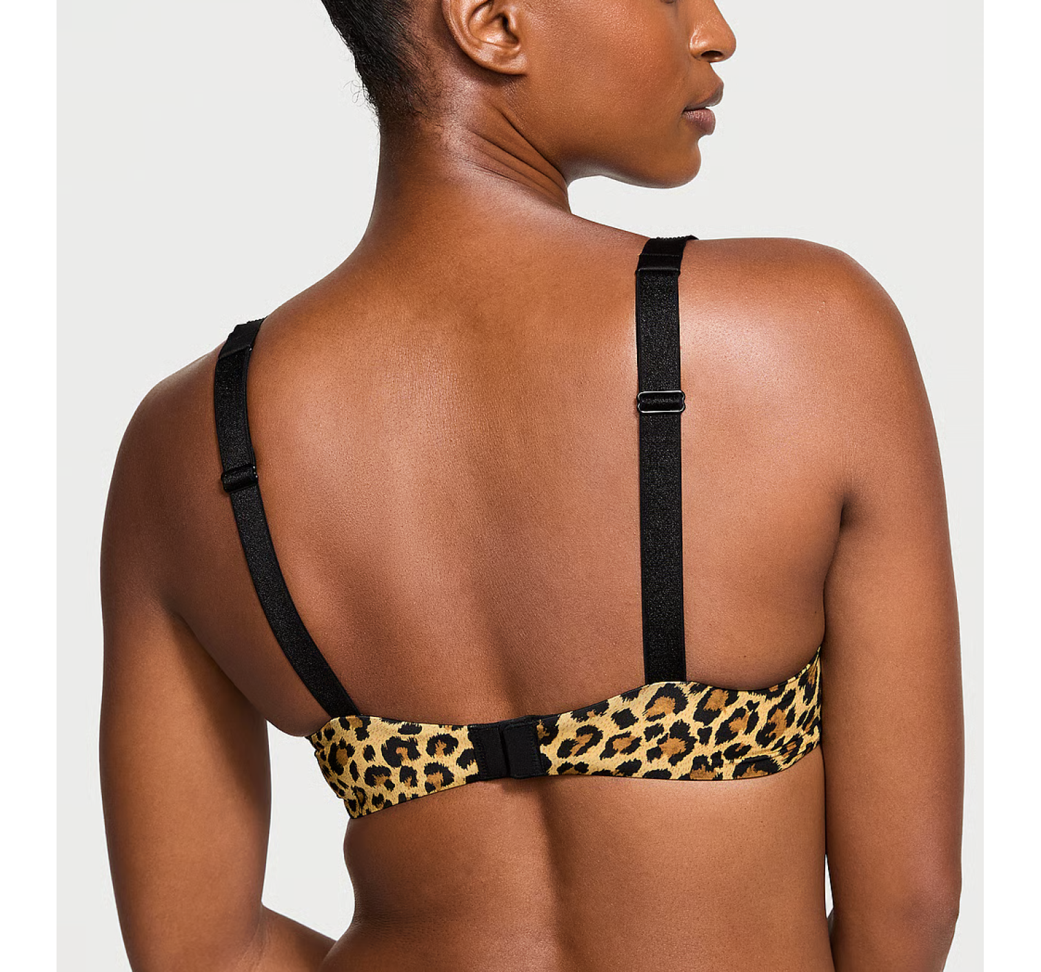 Бюстгальтер Shine Strap Push-Up Bra Leopard