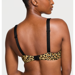 Бюстгальтер Shine Strap Push-Up Bra Leopard