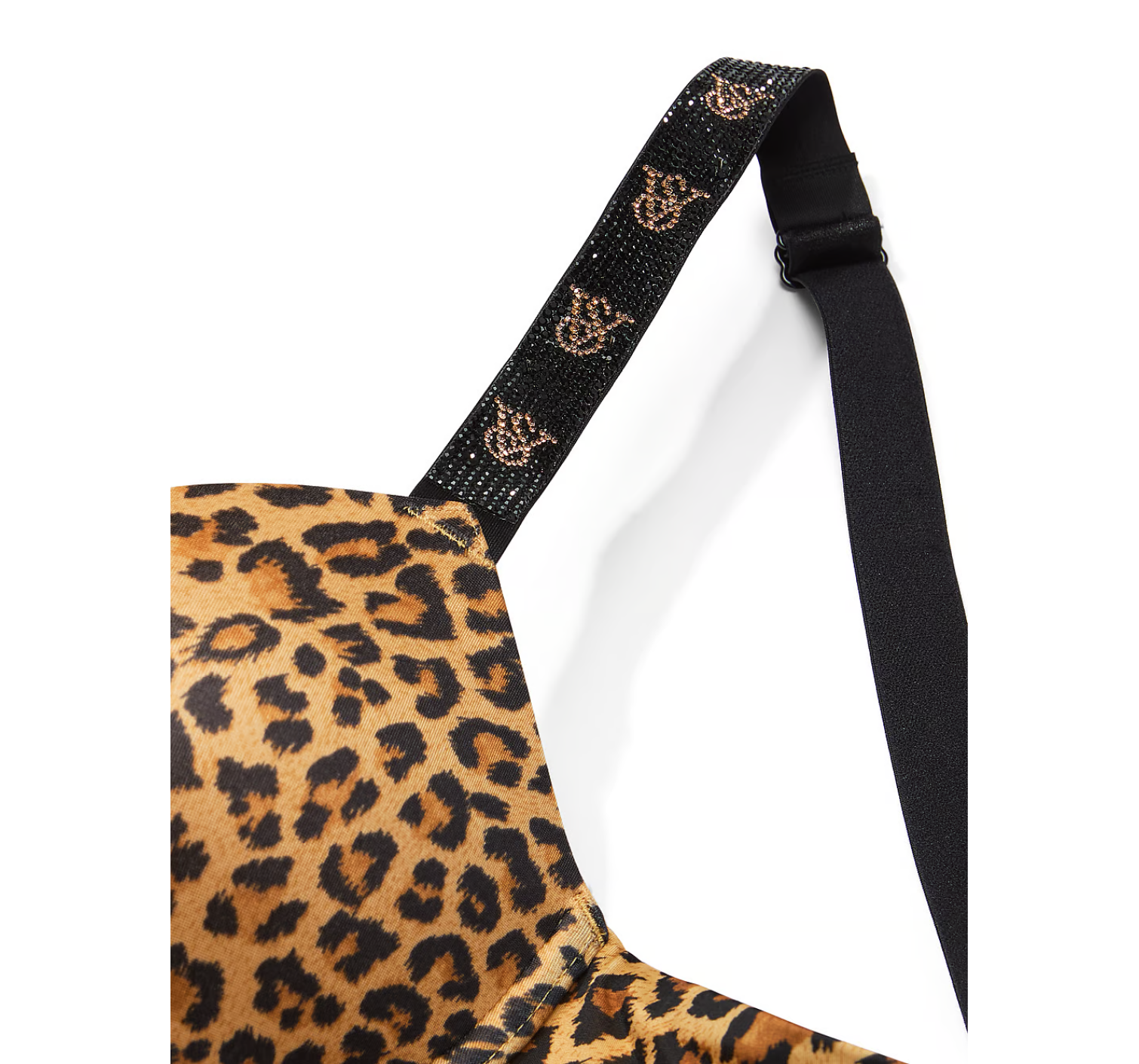 Бюстгальтер Shine Strap Push-Up Bra Leopard
